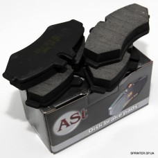 Колодки задние Sprinter, LT >06 "без ушей" AST, Best